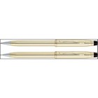 Pens & Writing InstrumentsPens (Metal)CrossCross Century II 10 Carat Rolled Gold Ball Pen / 0.5mm Pencil Set