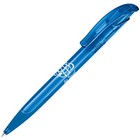 Senator Challenger Clear Plastic Ballpen With Soft Grip