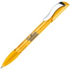 Senator Hattrix Clear Plastic Ballpen With Metal Clip and Soft Grip
