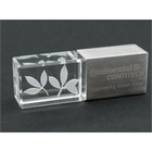 3D Crystal 16GB USB Drive