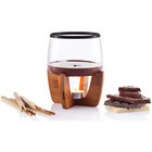 Cocoa chocolate fondue set