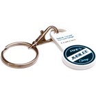 Trolley Coin Stick Keyring - UK Made - Recycled