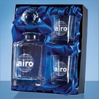 3pc Plain Whisky Set In A Satin Lined Presentation Box
