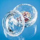7.5cm Optical Crystal Facet Trinket Dish