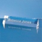 15cm Optical Crystal Name Plaque