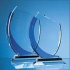 26.5cm Optical Crystal Slope Award