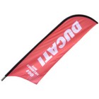 Small Winder Feather Flag Banner With Spiked Base