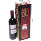 Laminate Bottle Bag with a single colour print all over