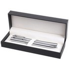 Jupiter Set - Hi-Chrome ball pen and roller ball set in a Hi-Line Box