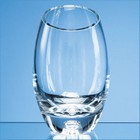 24cm Handmade Bubble Base Oval Vase