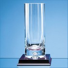 25cm Handmade Bubble Base Cylinder Vase