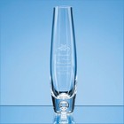24cm Handmade Tall Bubble Base Oval Vase