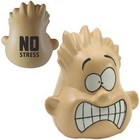 Stress Crazy Face Male