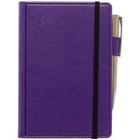 Pocket Casebound Notebook With Elastic Strap & Envelope Pocket And Stitch Effect Edge.
