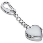 Philippi - Love Heart Design keychain keyring with clock