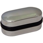 Silver Chrome Cufflink Case