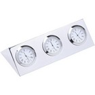 Three City Triple Time Zone Desk Clock