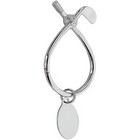 Keyring in a looped golf club shape