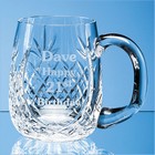 0.45ltr Lead Crystal Barrel Panel Tankard