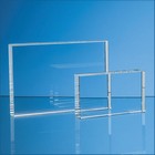 12.5cm X 17.5cm Optical Crystal Rectangle  H Or V