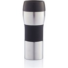 Double wall leak proof push mug