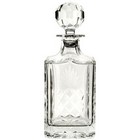 Cut square crystal decanter