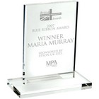 Medium crystal trophy block