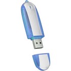 Number 6 Metal Stripe USB Memory Stick