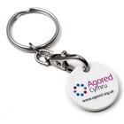 Trolley Coin Keyring Recycled