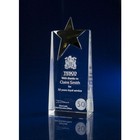 Crystal Glass Tapered Star Awards & Trophies