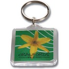 Square Acrylic Keyring With Printed Insert