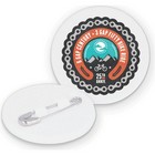 Pin Badge 37mm - UK Made - Recycled