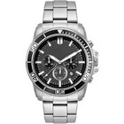 Black chronograph watch