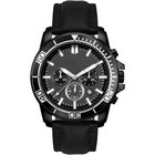 Stainless steel chronograph watch