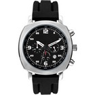Black chronograph watch