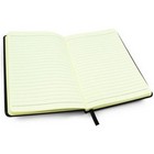 Black Vellum A5 Casebound Notebook With Elastic Strap