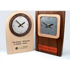 Real Wood Clocks with Contrasting Wood Clock Surround