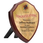 Personalised Shield Shaped Award Plaque - 8x10