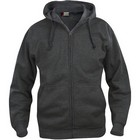 Full Zip Hoody Anthracite Melange