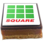 Millionaire Shortcake with Edible Logo