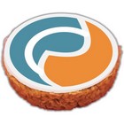 Flapjack with Edible Logo
