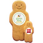 Gingerbread Person with Edible Logo