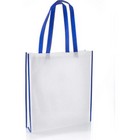 Virginia Non Woven Tote bags with coloured trims