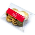 Chocolate Coins Pouch - (silver 28mm Diameter)