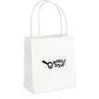 Brunswick White Small Paper Bag