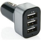 3.1A car charger with 3 USB