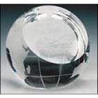 80mm Crystal Globe with Sloping Flat Face