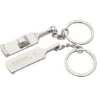 Cricket Bat Bottle Opener Keyring