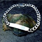 Hallmarked 925 Stirling Silver Id Bracelet