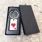 Burning Heart Keyring